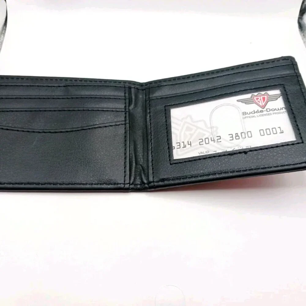 Men's Bi-fold DC Comics Vegan Leather Wallet Made In USA